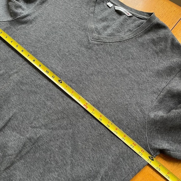 Cutter and Buck Lakemont Stretch Gray Cotton V Neck Pullover Sweater, Size L - Picture 5 of 7